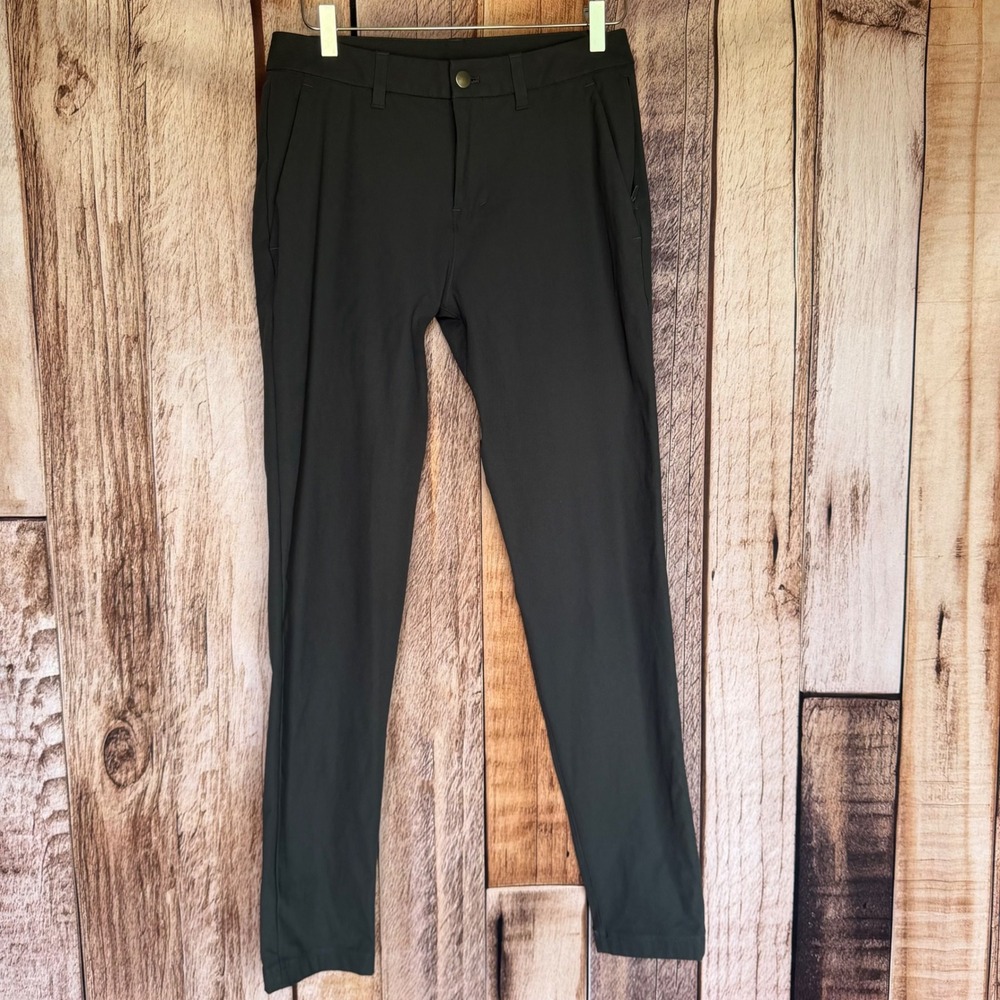 Lululemon ABC Slim Pant‎ Warpstreme Gray Stretch Workwear Versatile Size 29